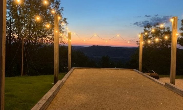 Éclairage extérieur terrain de pétanque - Bourgoin-Jallieu - COMTE ELEC